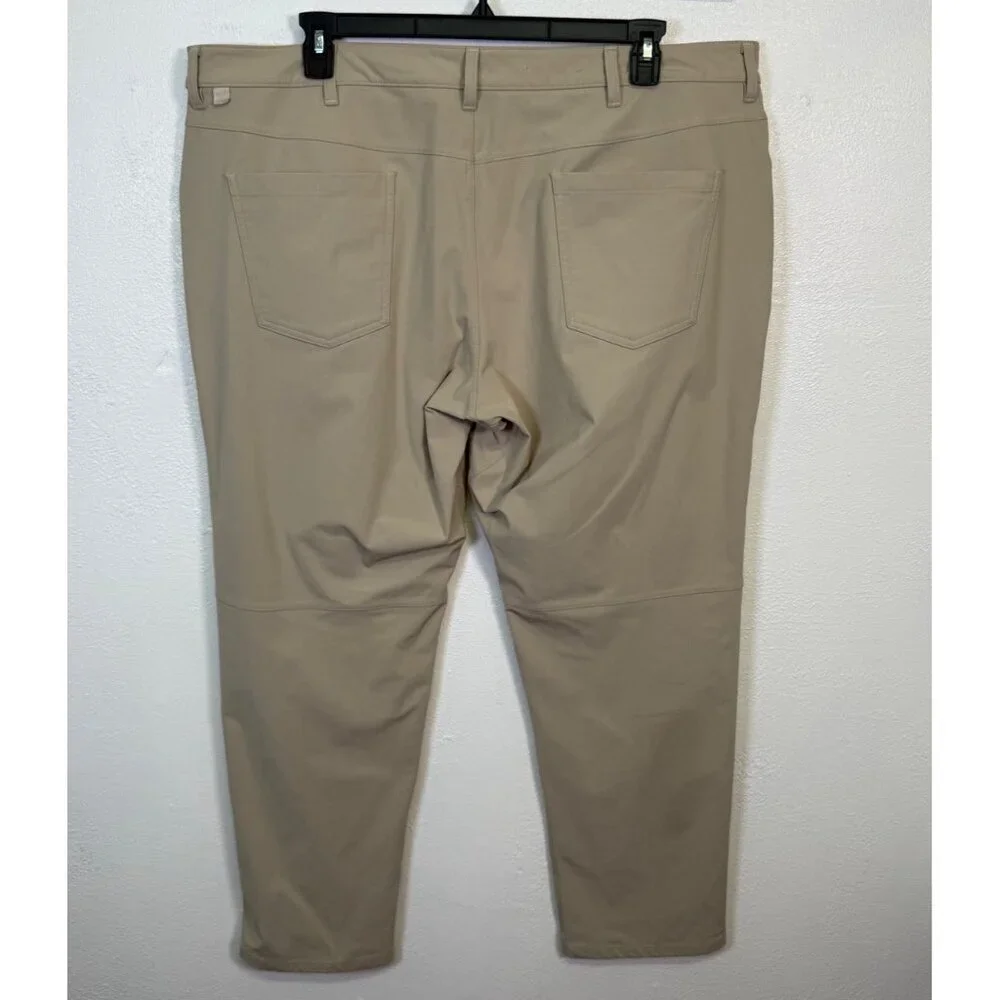 Lululemon Pants Men 44x31 Brown ABC Classic Fit Warpstreme 5 Pocket Performance